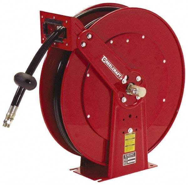 Reelcraft - 50' Spring Retractable Hose Reel - 2,000 psi, Hose Included - Industrial Tool & Supply