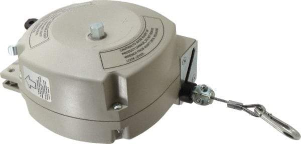 Aero-Motive - 18 Lb Load Capacity, 6.6' Travel Distance, Tool Balancer - Steel Cable, High Impact Composite Housing, Locking Mechanism - Industrial Tool & Supply