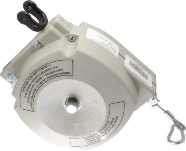 Aero-Motive - 24 Lb Load Capacity, 6.6' Travel Distance, Tool Balancer - Steel Cable, High Impact Composite Housing, Locking Mechanism - Industrial Tool & Supply