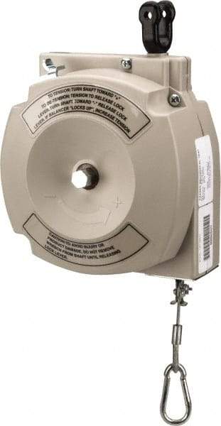 Aero-Motive - 9 Lb Load Capacity, 6.6' Travel Distance, Tool Balancer - Steel Cable, High Impact Composite Housing, Locking Mechanism - Industrial Tool & Supply