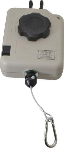 Aero-Motive - 8 Lb Load Capacity, 6.6' Travel Distance, Tool Balancer - Nylon Hose Cable, High Impact Composite Housing, Tension Adjustment, Locking Mechanism - Industrial Tool & Supply