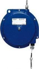 Aero-Motive - 7 Lb Load Capacity, 8' Travel Distance, Tool Balancer - Steel Cable, Cast Aluminum Housing, Tension Adjustment, Locking Mechanism - Industrial Tool & Supply