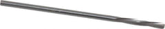 Magafor - #49 Solid Carbide 4 Flute Chucking Reamer - Spiral Flute, 0.0728" Straight Shank, 7/16" Flute Length, 1-31/32" OAL - Industrial Tool & Supply