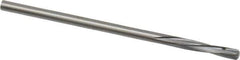 Magafor - #44 Solid Carbide 4 Flute Chucking Reamer - Spiral Flute, 0.0858" Straight Shank, 7/16" Flute Length, 1-31/32" OAL - Industrial Tool & Supply