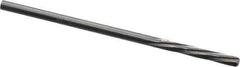 Magafor - 3/32" Solid Carbide 6 Flute Chucking Reamer - Spiral Flute, 3/32" Straight Shank, 19/32" Flute Length, 2-1/4" OAL - Industrial Tool & Supply