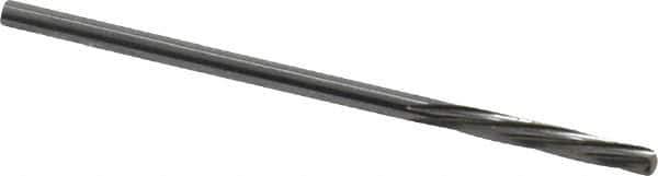 Magafor - 2.3901mm Solid Carbide 6 Flute Chucking Reamer - Spiral Flute, 0.0941" Straight Shank, 19/32" Flute Length, 2-1/4" OAL - Industrial Tool & Supply