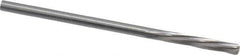 Magafor - 2.5908mm Solid Carbide 6 Flute Chucking Reamer - Spiral Flute, 0.102" Straight Shank, 19/32" Flute Length, 2-1/4" OAL - Industrial Tool & Supply