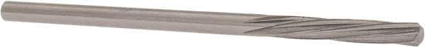Magafor - 2.7203mm Solid Carbide 6 Flute Chucking Reamer - Spiral Flute, 0.1071" Straight Shank, 19/32" Flute Length, 2-1/4" OAL - Industrial Tool & Supply