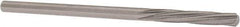 Magafor - 2.7203mm Solid Carbide 6 Flute Chucking Reamer - Spiral Flute, 0.1071" Straight Shank, 19/32" Flute Length, 2-1/4" OAL - Industrial Tool & Supply