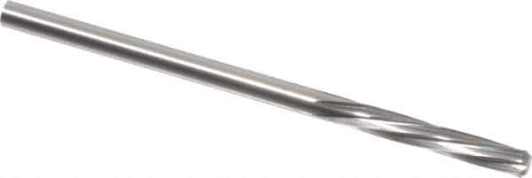 Magafor - 2.9007mm Solid Carbide 6 Flute Chucking Reamer - Spiral Flute, 0.1142" Straight Shank, 19/32" Flute Length, 2-1/4" OAL - Industrial Tool & Supply