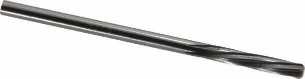 Magafor - 2.921mm Solid Carbide 6 Flute Chucking Reamer - Spiral Flute, 0.115" Straight Shank, 19/32" Flute Length, 2-1/4" OAL - Industrial Tool & Supply