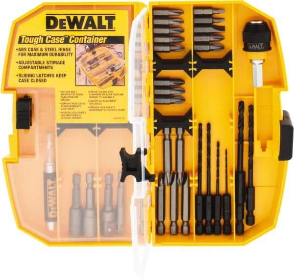 DeWALT - Power Drill Rapid Load Set - For Compact Magnetic Drive Guide Holds 1" Bit Tips - Industrial Tool & Supply