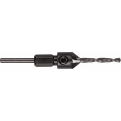 DeWALT - 3/4" Cutter Diam, 11/64" Drill Compatibility, 3-1/2" Overall Length, Adjustable Depth Drill Countersink - Industrial Tool & Supply
