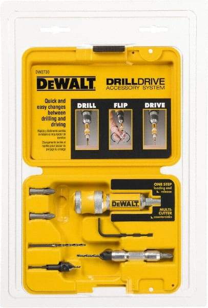DeWALT - 8 Piece, Bit Set - Industrial Tool & Supply