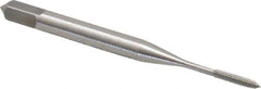 Emuge - #0-80 UNF 2BX Modified Bottoming Thread Forming Tap - Cobalt, Nitride Finish, 1.626" OAL, 0.236" Thread Length, Right Hand Thread, Series Rekord Druck-S - Exact Industrial Supply