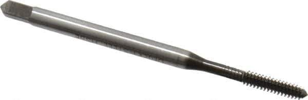Emuge - #4-40 UNC 2BX Modified Bottoming Thread Forming Tap - Cobalt, Nitride Finish, 2.205" OAL, 0.433" Thread Length, Right Hand Thread, Series Rekord Druck-S - Exact Industrial Supply