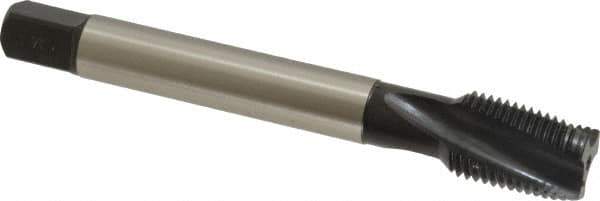 Emuge - 9/16-18 UNF 3 Flute 3BX Modified Bottoming Spiral Flute Tap - Cobalt, Oxide Finish, 3.937" OAL, Right Hand Flute, Right Hand Thread, Series Rekord D-Ti - Industrial Tool & Supply