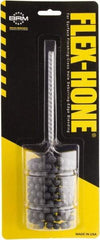 Brush Research Mfg. - 1-7/8" to 2" Bore Diam, 240 Grit, Boron Carbide Flexible Hone - Fine, 8" OAL - Industrial Tool & Supply