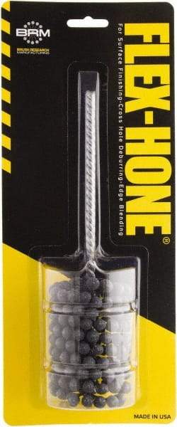 Brush Research Mfg. - 15/16" to 1-3/4" Bore Diam, 0.8 Grit, Diamond Flexible Hone - Extra Fine, 8" OAL - Industrial Tool & Supply