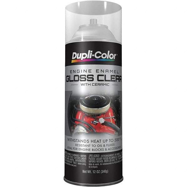 Krylon - 12 oz Clear Automotive Heat Resistant Paint - High Gloss Finish, Comes in Aerosol Can - Industrial Tool & Supply