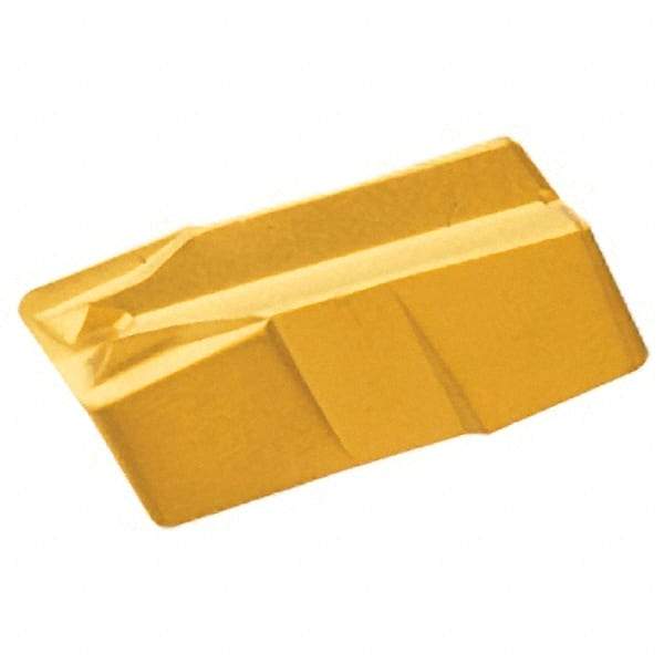 Iscar - 500080GIF E Grade IC807, 5mm Cutting Width Carbide Grooving Insert - 3mm Max Depth of Cut, Neutral, 0.8mm Corner Radius, TiAlN Finish - Industrial Tool & Supply