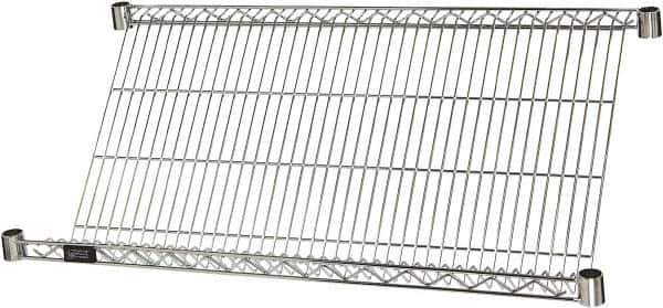 Quantum Storage - 1 Shelf Wire Shelving Unit - 48" Wide x 24" Deep x 1" High, - Industrial Tool & Supply
