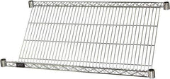 Quantum Storage - 1 Shelf Wire Shelving Unit - 48" Wide x 24" Deep x 1" High, - Industrial Tool & Supply