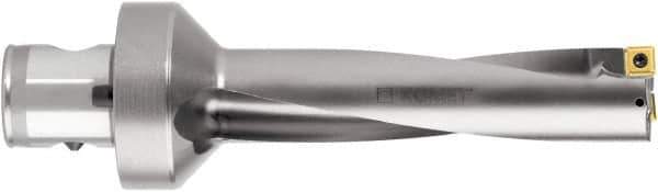 Komet - 164mm Max Drill Depth, 4xD, 40.5mm Diam, Indexable Insert Drill - 2 Inserts, ABS 63 Modular Connection Shank - Industrial Tool & Supply