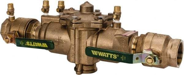 Watts - 2 Thread, Backflow Preventer Valve - Lead-Free, Use with Potable Water Applications - Industrial Tool & Supply