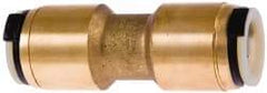 Watts - 1 x 3/4" Outside Diam, Lead Free Brass Push-to-Connect Tube Union - 250 Max psi, Tube to Tube Connection, EPDM O-Ring, Lead-Free - Industrial Tool & Supply