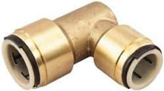 Watts - 1 x 3/4" Tube OD, Lead Free Brass Push-to-Connect Tube Union Elbow - Tube to Tube Connection, 250 Max psi, EPDM O-Ring - Industrial Tool & Supply