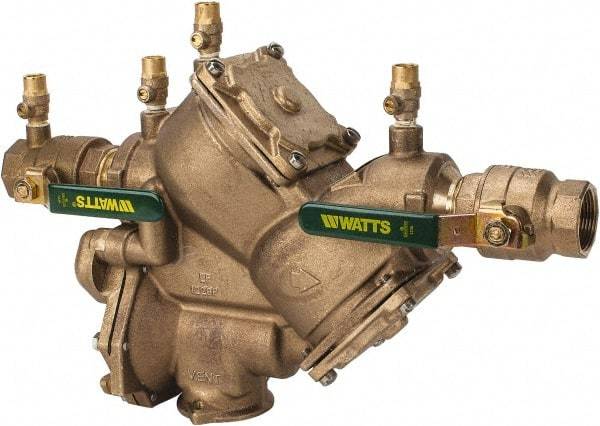 Watts - 1-1/4 Thread, Backflow Preventer Valve - Lead-Free, Use with Potable Water Applications - Industrial Tool & Supply