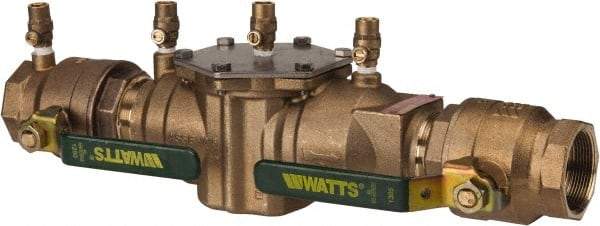 Watts - 2 Thread, Backflow Preventer Valve - Lead-Free, Use with Potable Water Applications - Industrial Tool & Supply