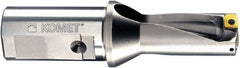 Komet - 4.37" Max Drill Depth, 3xD, 1-7/16" Diam, Indexable Insert Drill - 2 Inserts, 1-1/4" Shank Diam, Straight Shank - Industrial Tool & Supply