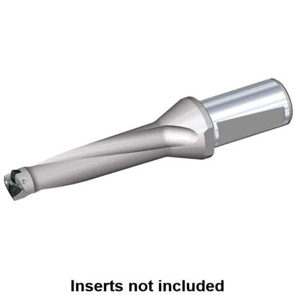 Kennametal - 88mm Max Drill Depth, 4xD, 22mm Diam, Indexable Insert Drill - 2 Inserts, 32mm Shank Diam, Whistle Notch Shank - Industrial Tool & Supply