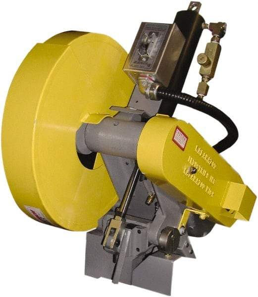 Kalamazoo - 14" Blade Diam, 1" Arbor Hole, Straight Dry Cut Chop & Cutoff Saw - 4,400 RPM, 5 hp, 220/440 Volts, 1 or 3 Phase - Industrial Tool & Supply