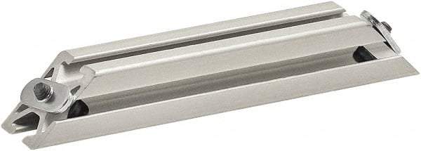 80/20 Inc. - 25mm Wide, Open Shelving Accessory/Component - Aluminum, Clear Anodized Finish, 160mm Long, Use with 2525 - Industrial Tool & Supply