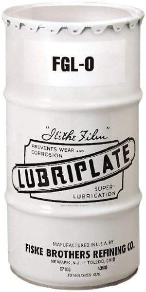 Lubriplate - 120 Lb Drum Aluminum General Purpose Grease - White, Food Grade, 335°F Max Temp, NLGIG 0, - Industrial Tool & Supply