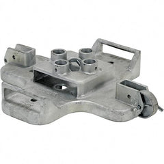 Vestil - Steel Portable Base Pipe Rail Fitting - Industrial Tool & Supply