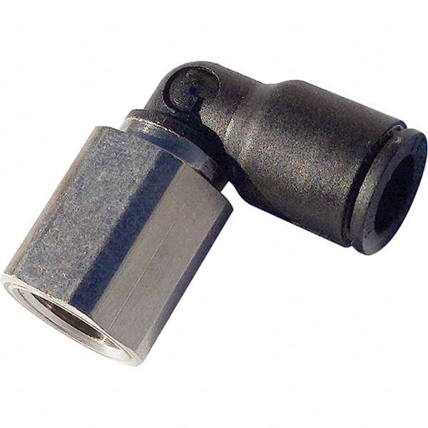 Legris - Plastic Push-To-Connect Tube Fittings Type: Female Elbow Tube Outside Diameter (mm): 6 - Industrial Tool & Supply
