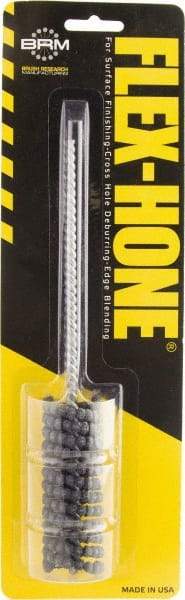 Brush Research Mfg. - 7/8" to 15/16" Bore Diam, 400 Grit, Silicon Carbide Flexible Hone - Extra Fine, 8" OAL - Industrial Tool & Supply
