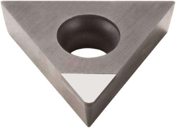 Seco - TCMW32.51 L1 Grade PCD20 Polycrystalline Diamond (PCD) Turning Insert - 60° Triangle, 3/8" Inscr Circle, 5/32" Thick, 1/64" Corner Radius - Industrial Tool & Supply