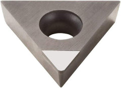 Seco - TCMW32.51 L1 Grade PCD20 Polycrystalline Diamond (PCD) Turning Insert - 60° Triangle, 3/8" Inscr Circle, 5/32" Thick, 1/64" Corner Radius - Industrial Tool & Supply