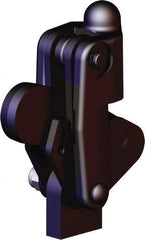 De-Sta-Co - 2,473 Lb Holding Capacity, Vertical Handle, Manual Hold Down Toggle Clamp - 200° Bar Opening, Weldable Base, Oxide Finish, Forged Alloy Steel - Industrial Tool & Supply