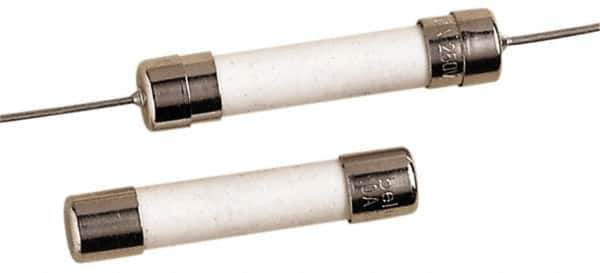 Ferraz Shawmut - 250 VAC, 3.5 Amp, Time Delay Miniature Ceramic Fuse - Clip Mount, 1-1/4" OAL, 1/4" Diam - Industrial Tool & Supply