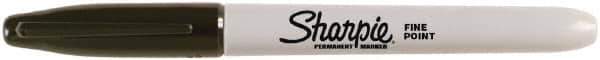 Sharpie - Black Permanent Marker - Fine Tip - Industrial Tool & Supply