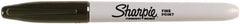 Sharpie - Black Permanent Marker - Fine Tip - Industrial Tool & Supply