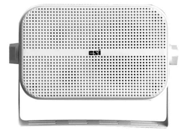 Speco - 65 Max Watt, Rectangular Plastic PA Speaker - Weather and Waterproof, 3-3/4 Inch Deep - Industrial Tool & Supply