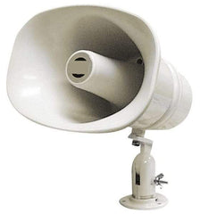 Speco - 30 Max Watt, 11 Inch Diameter, Oval Plastic Standard Horn and Speaker - Weather and Waterproof, 10-1/4 Inch Deep, Includes 25, 70 Volt Transformer - Industrial Tool & Supply