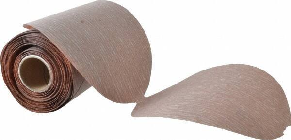 Norton - 5" Diam, 400 Grit Aluminum Oxide Adhesive PSA Disc - Super Fine Grade, Natural, B Weighted Backing, Flexible - Industrial Tool & Supply